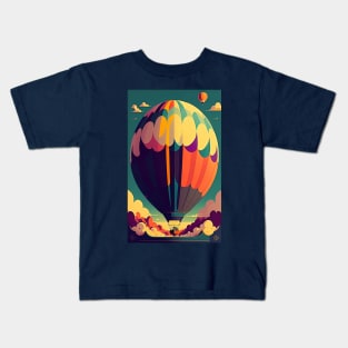 Vintage Hot Air Balloon Kids T-Shirt